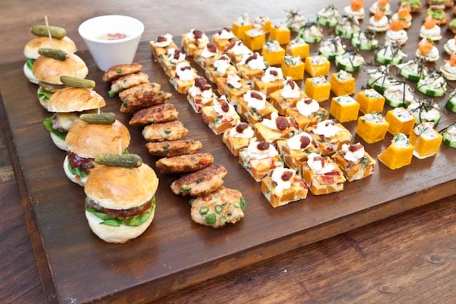 Barbettes Feast catering savoury canapés