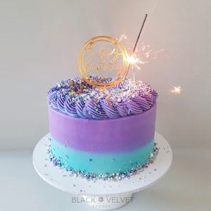 Black Velvet Sydney sparkler cake