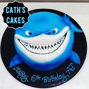 Caths Cakes shark cake