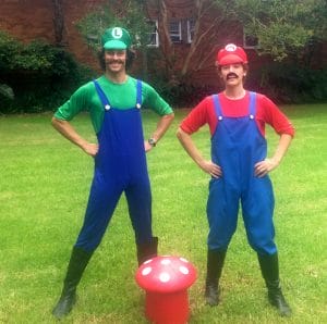 Kapow Parties Mario and Luigi