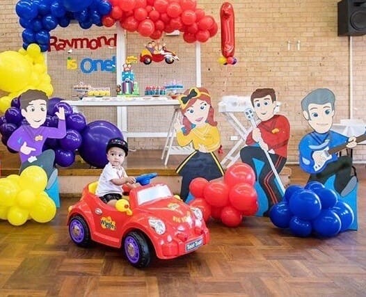 Tiny Tots Event Hire Wiggles party set up