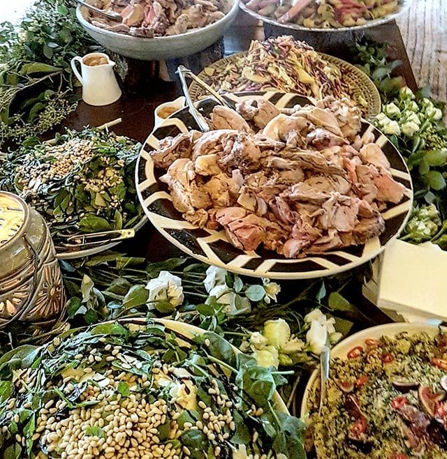 Shared Affair Catering salads table
