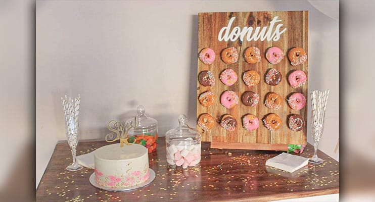 Perth Party Wall donuts and sweets