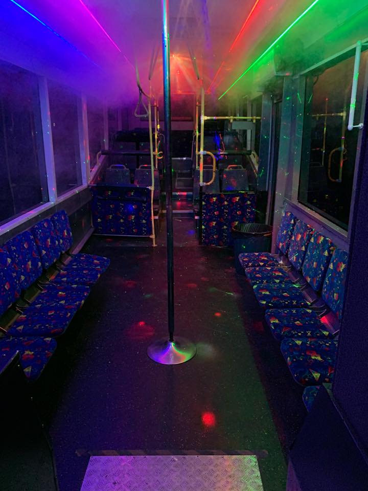 Jono's Party Bus interior