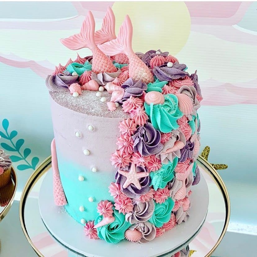 Saffy & May mermaid cake