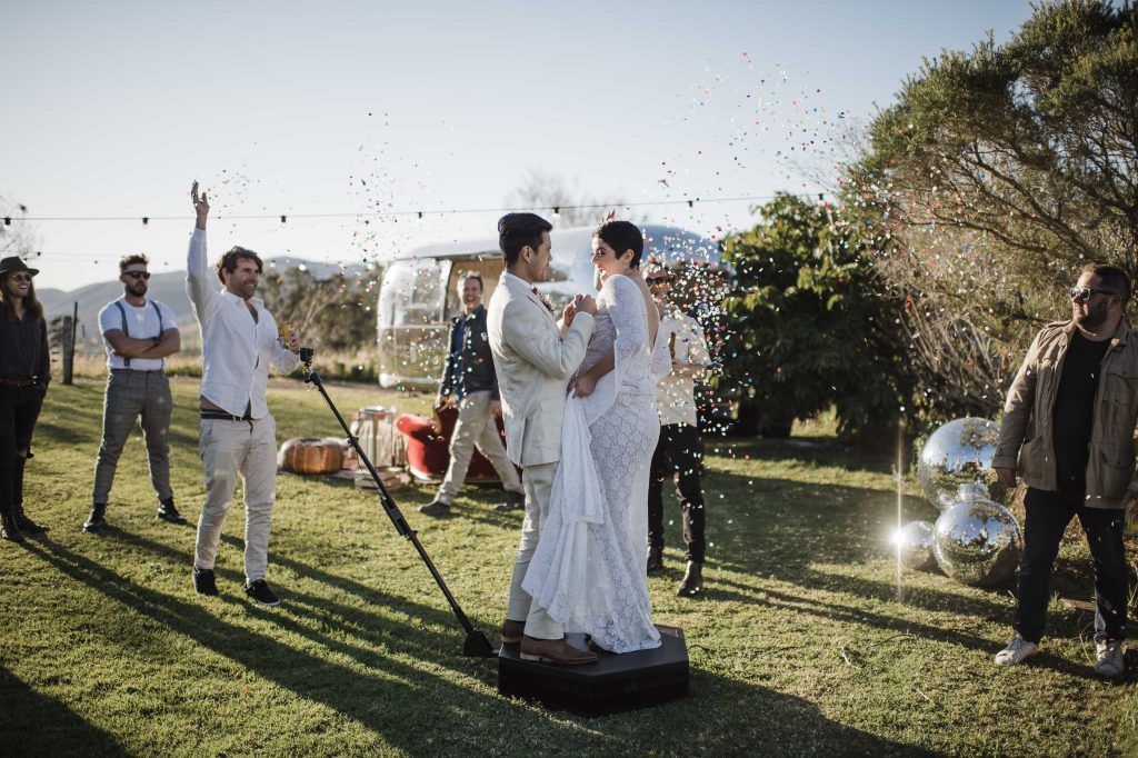 360 Booth wedding celebrations