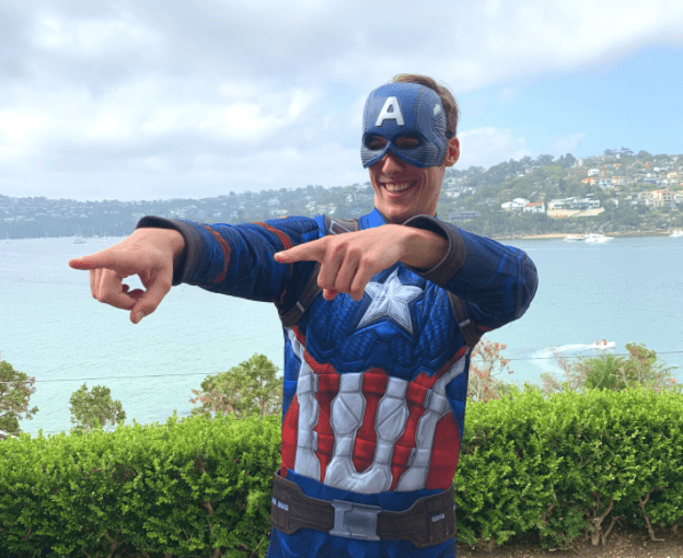 Birthday Hero Captain America