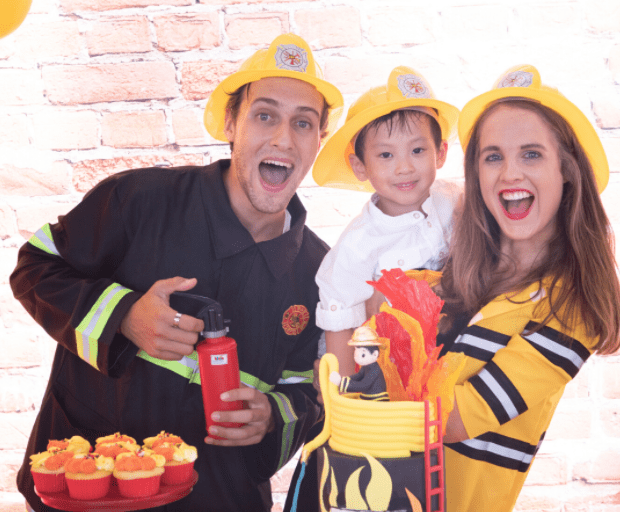 Birthday Hero fireman party