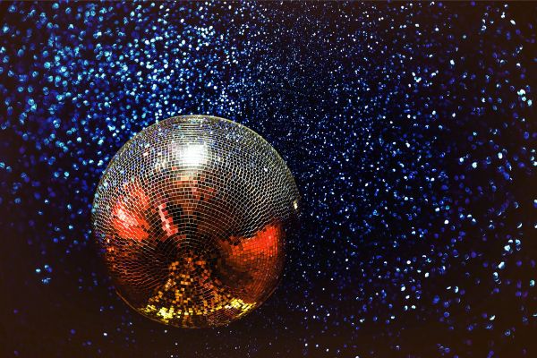 A disco night mixes great outfits and great dancing