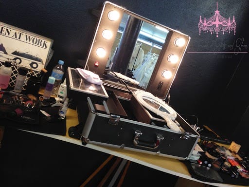 A Touch Of Glitz And Glam makeup station