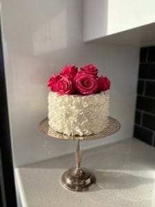 Babushka floral cake