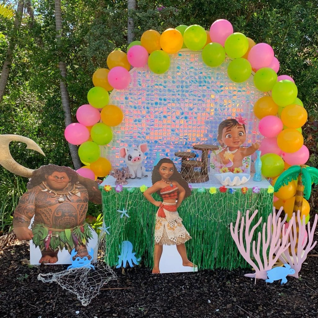 Happily Ever Laughter Party Hire Moana theme