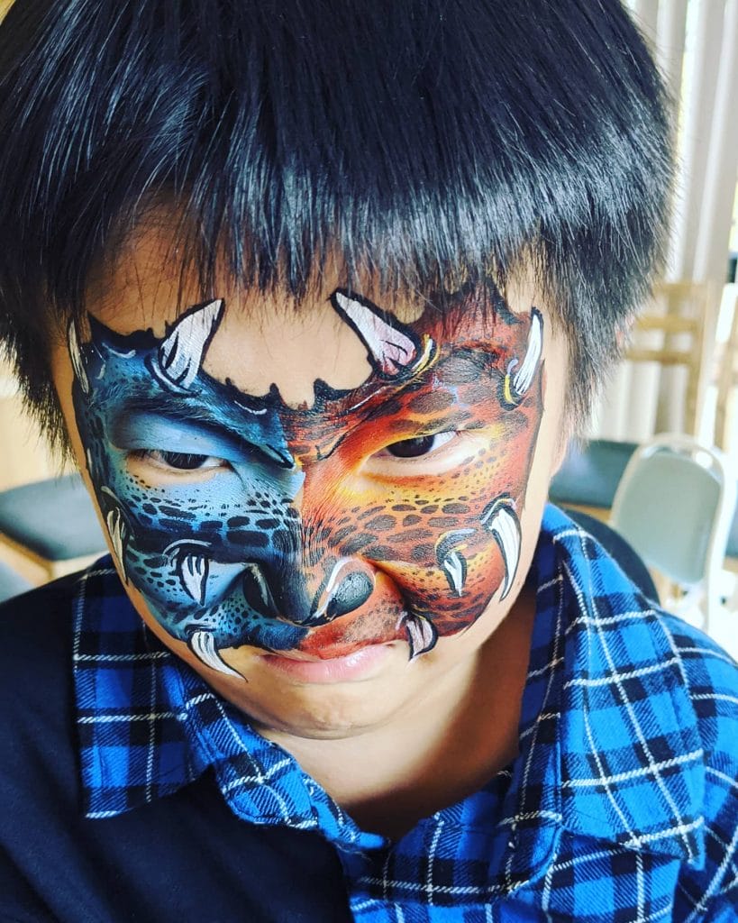 HappyStar Face Painting monster