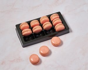 Looma's Cakes pink macarons