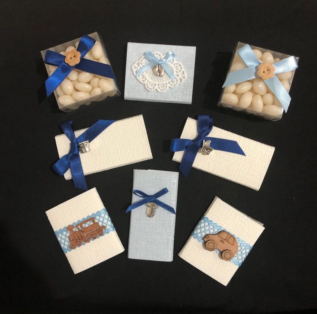 Made By Nicole baby boy chocolates