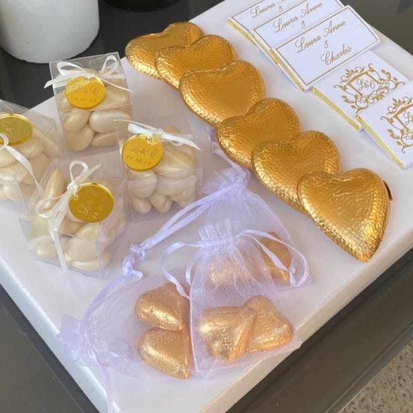 Made By Nicole wedding chocolates