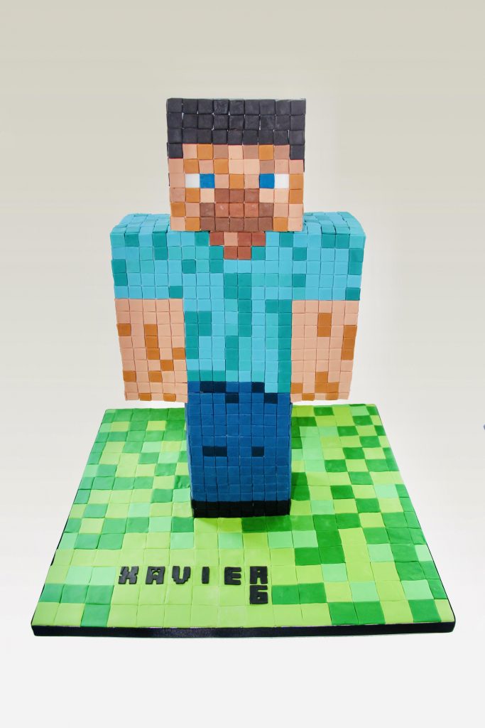 Meli-Ann Designs minecraft cake
