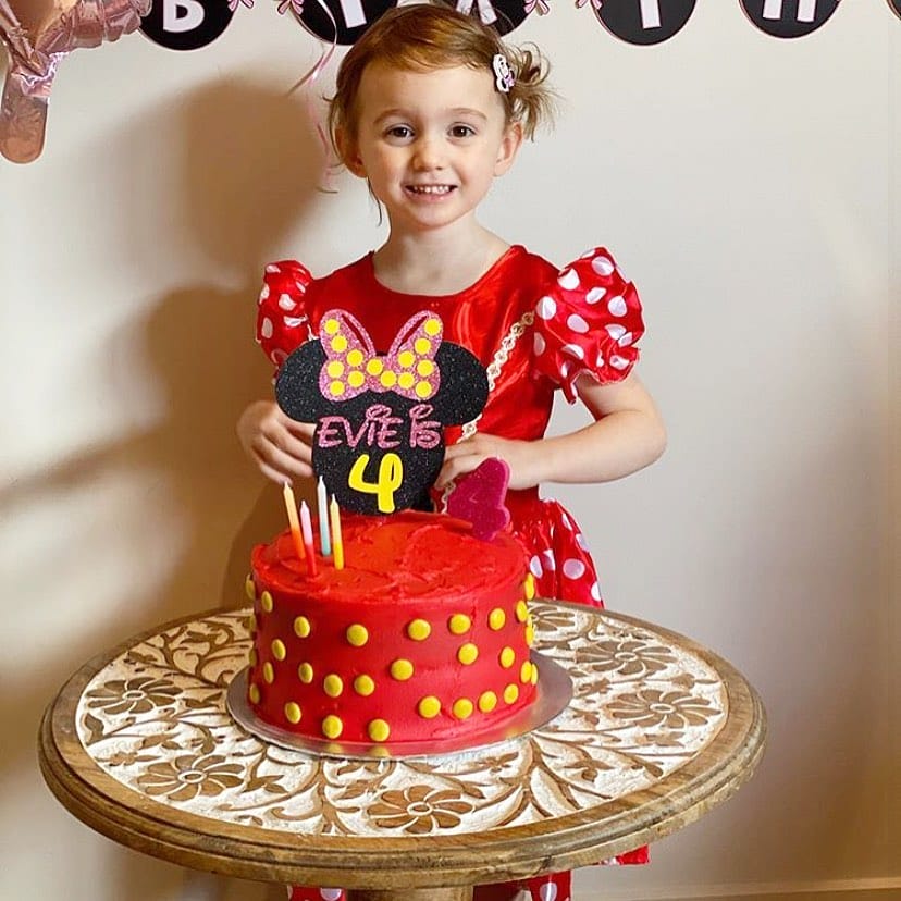 Poppet Toppers Minnie Mouse theme