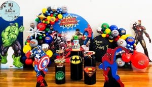 Rj & Lhen Balloons Company Marvel superheroes
