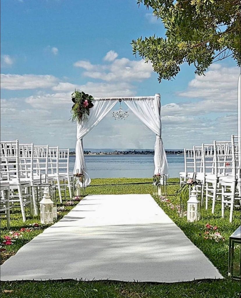 You're Invited Event Hire white runner