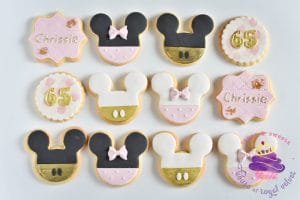 House Of Royal Velvet Mickey & Minnie cookies