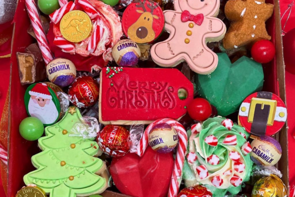 A range of Christmas cookies and treats