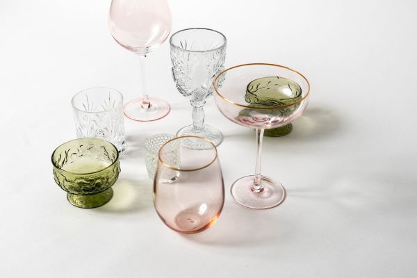 A range of cocktail glasses perfect for slushie machine flavours