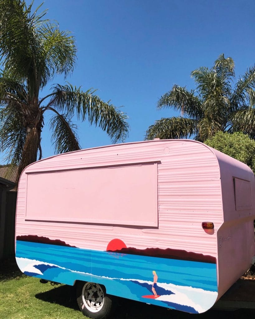 The Little Pink Van caravan