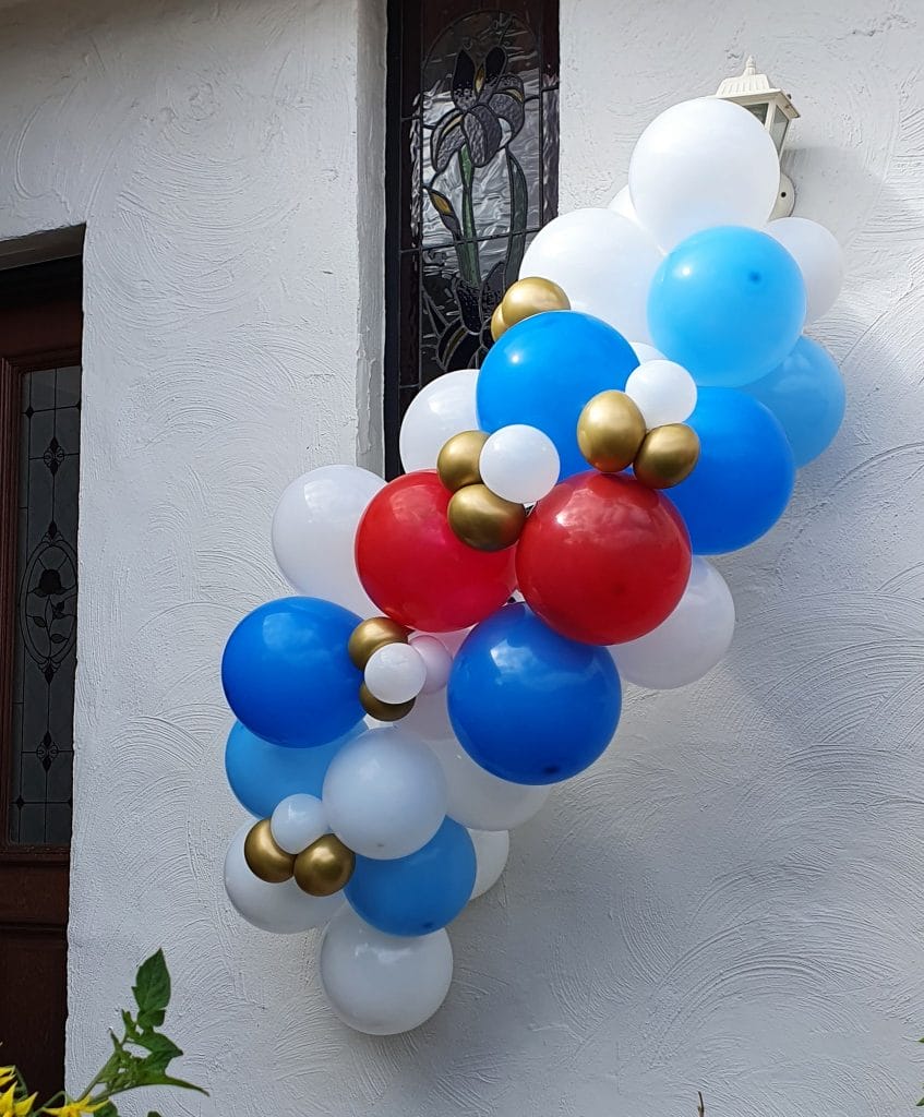Bailando Balloons blue & gold