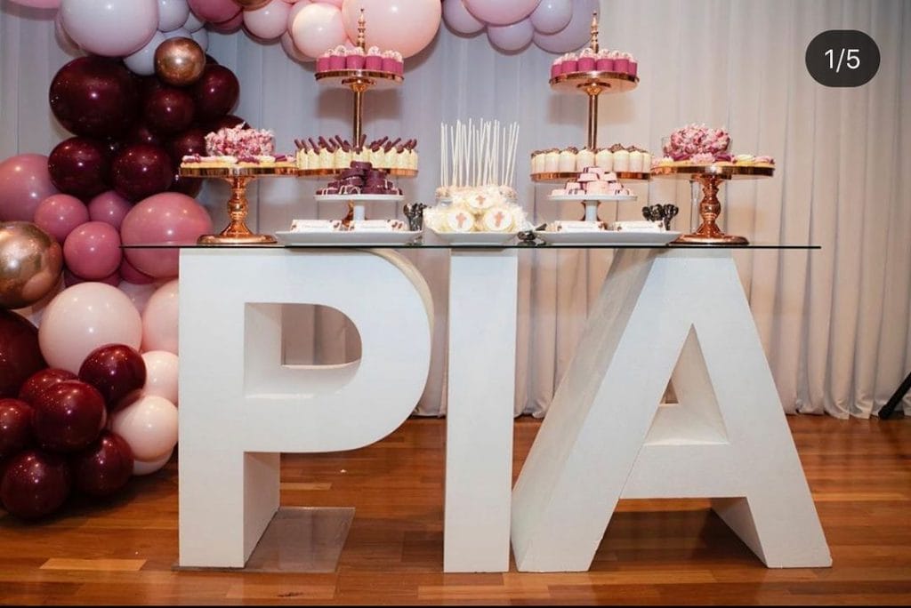 RK Creations Event Styling pias desserts