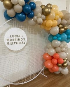 Rustic Balloons Melbourne birthday