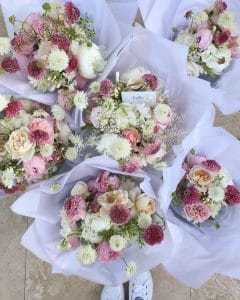 RoseMary Florist bridal party