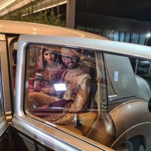A Bridal Affair Wedding Cars couple