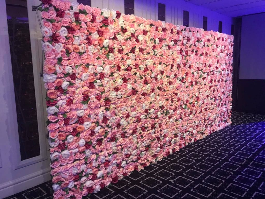 Crystal Doll Events Hire floral wall