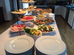 Impressions Catering buffet