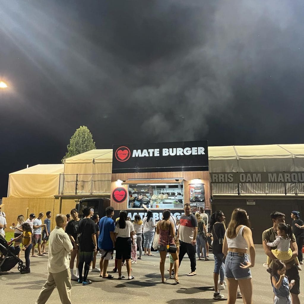 Mate Burger Food Truck night markets