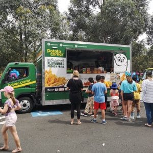 Potato Corner NSW Food Truck customers