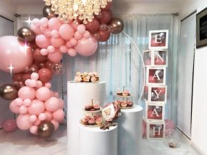 Balloon Garlands By Zee baby shower