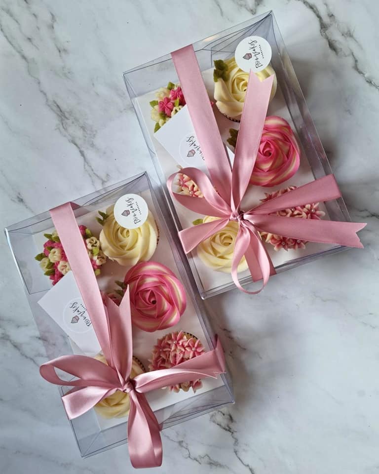 Bouqcakes Canberra pinks