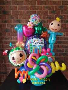 Giggly Wiggly Balloons cocomelon