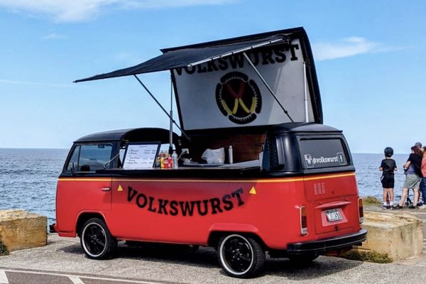 Volkswurst truck in Sydney