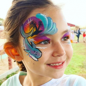 Central Coast Face Painting dolphin