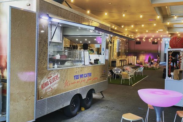 Koma Sliders food truck in Brisbane
