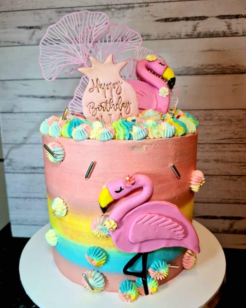 Flower Cake & Co flamingo