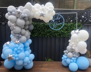 Noodle Balloons baby shower