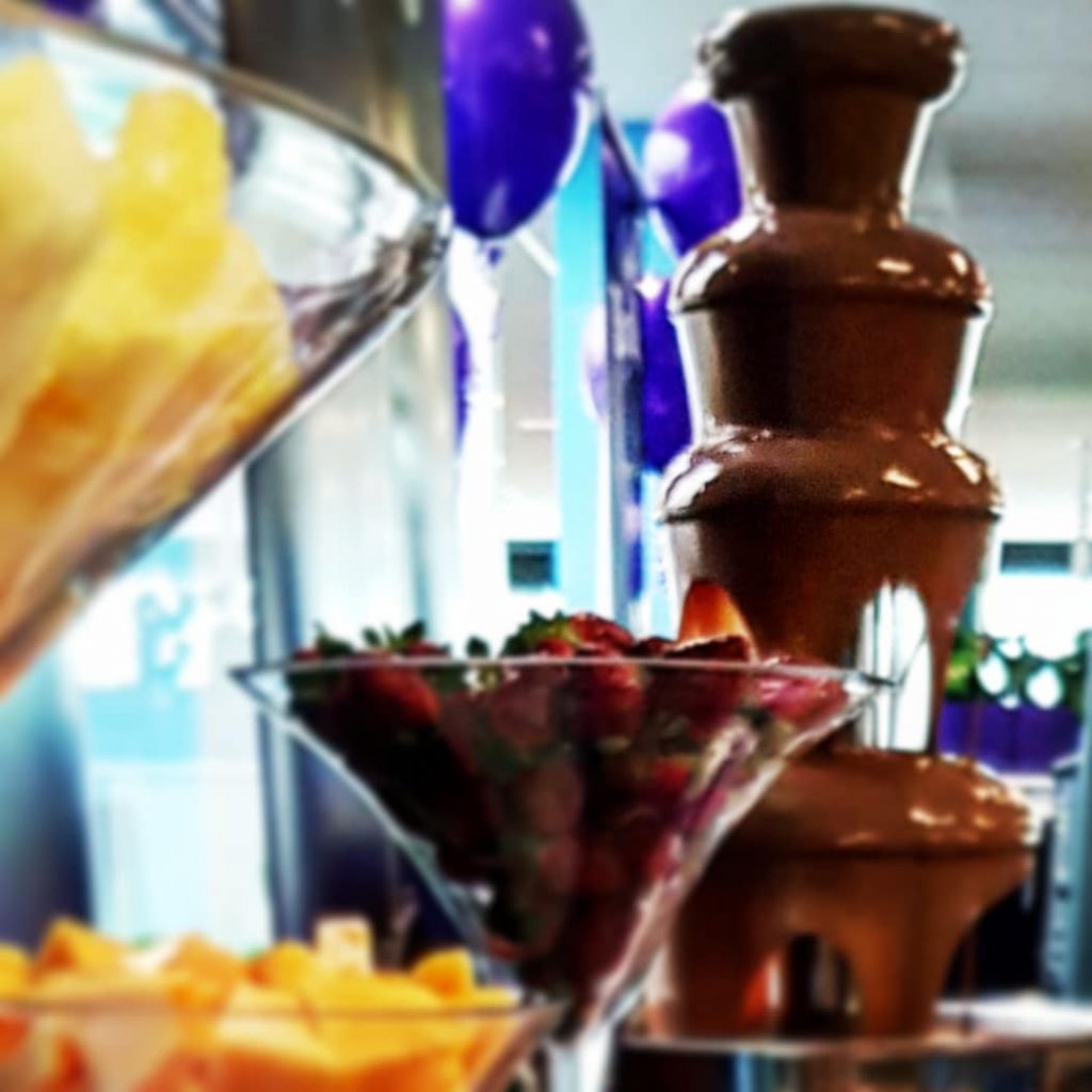 Party Food Melbourne choc fountain
