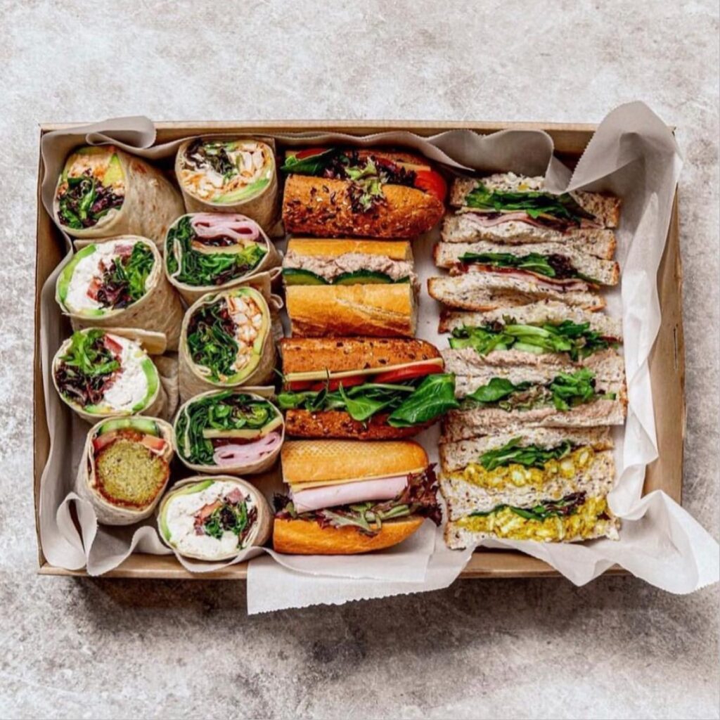 Feedwell Catering sandwiches