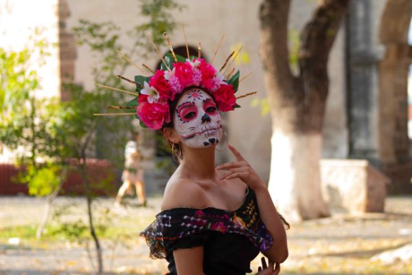 How to make a flower crown Day of the Dead