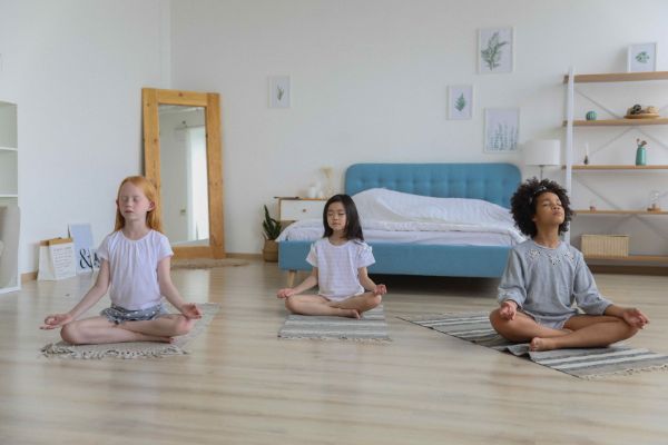 kids party trends meditation