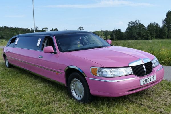Limousine services pink stretch limo